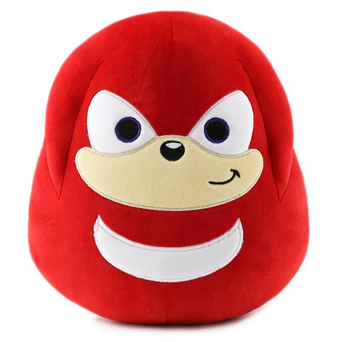 Ny runda igelkott Sonic Plush Doll Super Sony Tumbler Toy Pillow