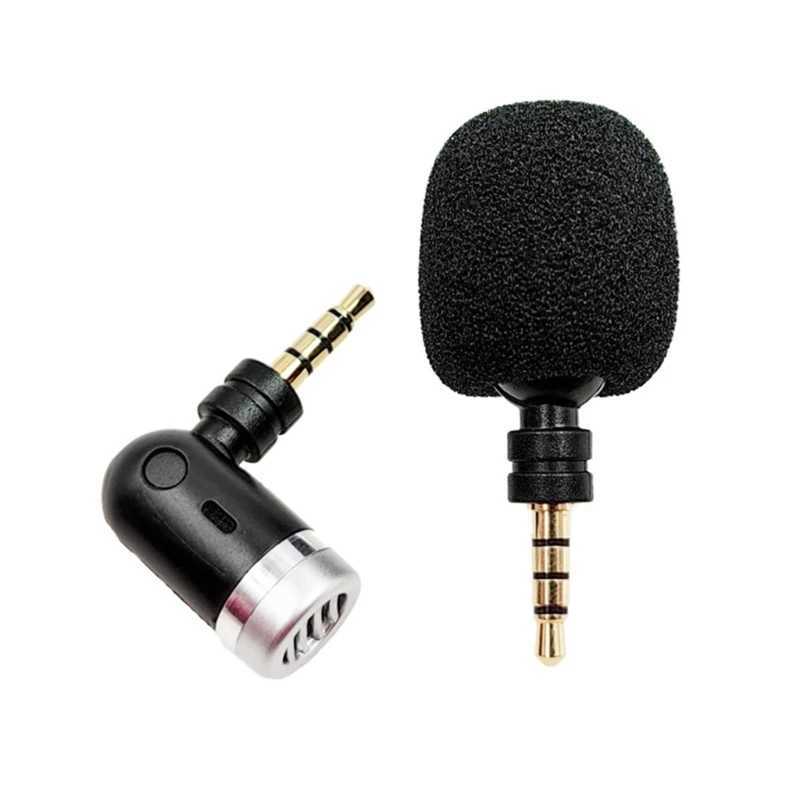 Microfoni Portable da 3,5 mm Mini microfono Microfono portatile piccolo registratore microfono jack laptop Smartphone Android Telefono Metal Mic 240408