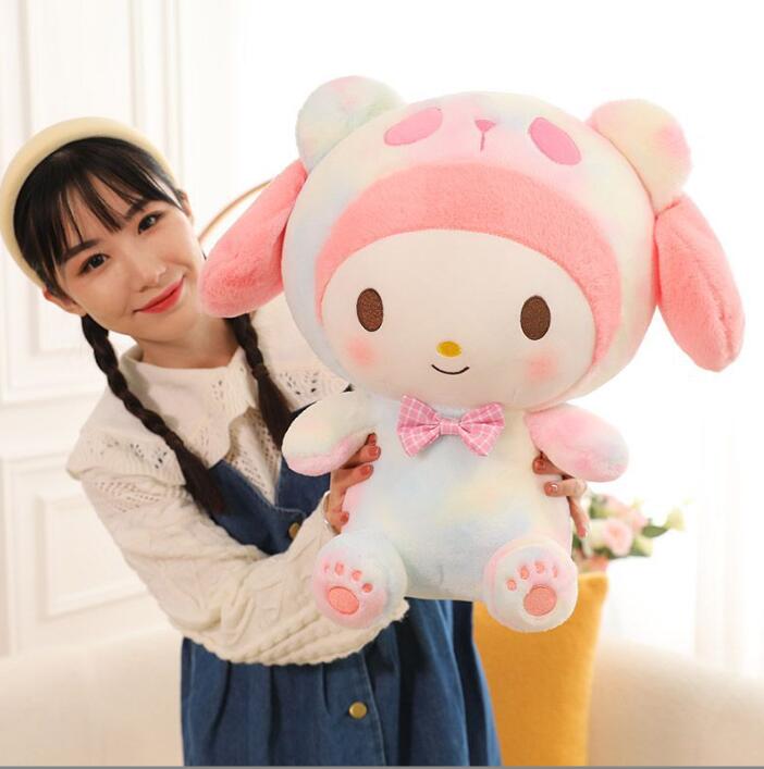 Kuromi Doll Tie Dyed Melody Plush Toy Jade Gui Dog Dop Dols Gird Girl