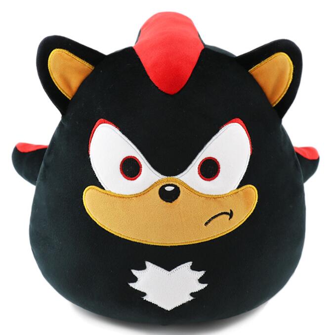 Ny runda igelkott Sonic Plush Doll Super Sony Tumbler Toy Pillow