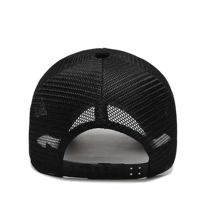 Ball Caps US Flag Net Baseball Hat Summer Breathable Hat Mens Tactical Hat Unisex Hip Hop Hat Outdoor Sports Truck Hat J240226