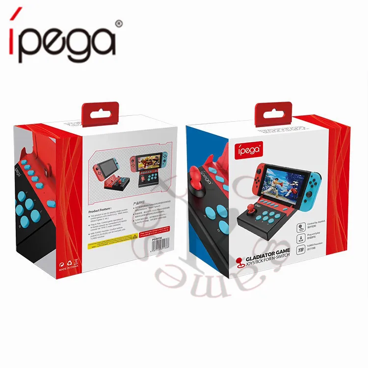 Nintendo Switch için Gamepads Arcade 3D Joystick PG9136 USB Fight Stick Controller Telefon/PC Sol Sağ Analog Denetleyici Aksesuarları