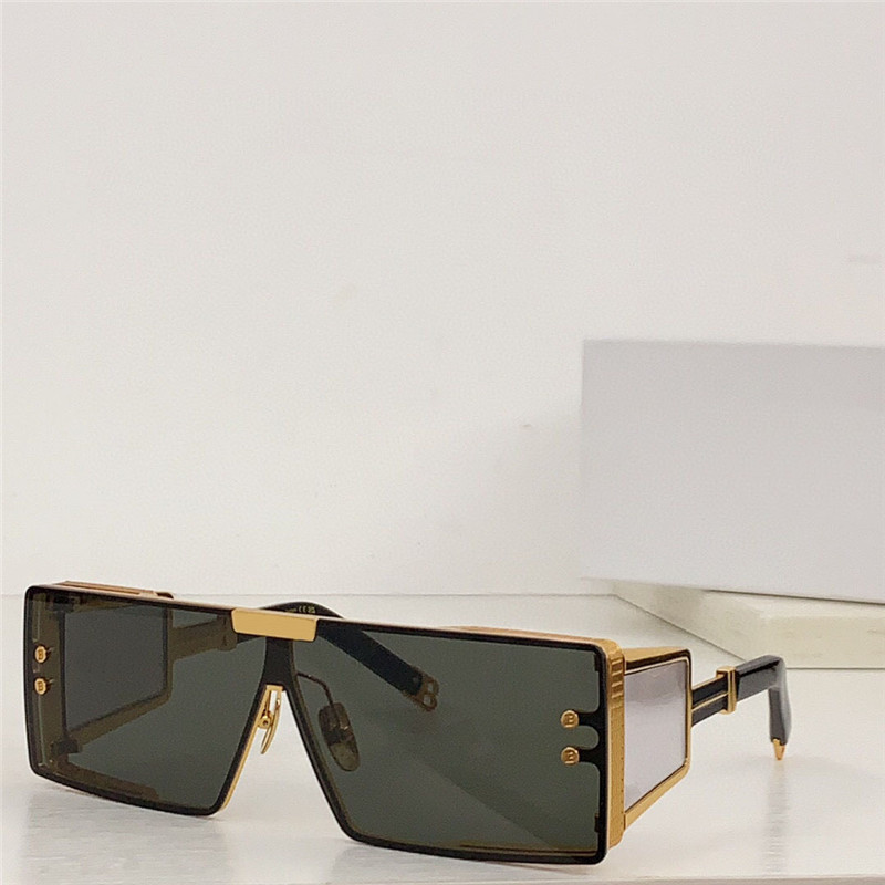 New fashion design square sunglasses BPS-102C metal frame conjoined lens popular shape simple and generous style high end outdoor UV400 protection glasses