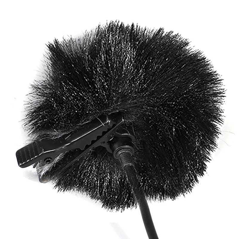 Mikrofony uniwersalne mikrofonowe mikrofon na szybę futro wiatrowa mufka miękka wygodne lawowe mikrofony Mikrofony 240408