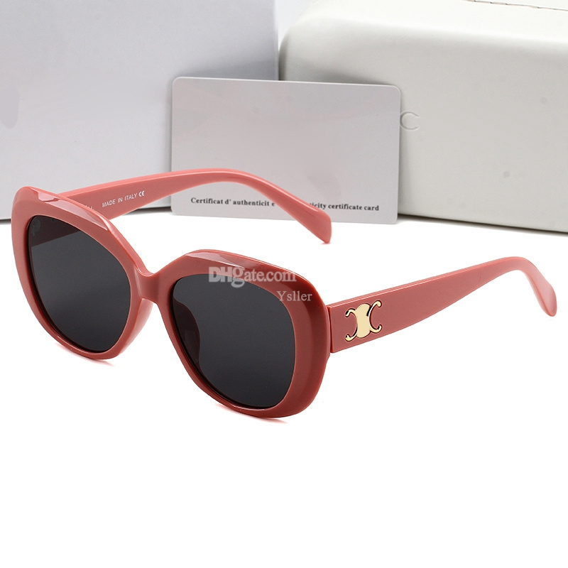 Top-Designer-Sonnenbrille für Damen und Herren, Triomphe-Brille, UV-Schutz, modische Sonnenbrille, Buchstabe, lässig, Retro-Brille, Metall, Vollrahmen mit Box