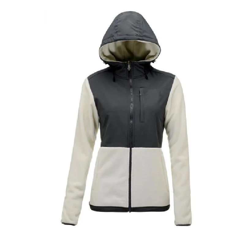 Fashion Winter Womens Jackets Fleece Warm Collar Hoodie Coat Jacket Outdoor Casual SoftShell Warm Waterproof Breathable Ski Face Coats many Colors Large Size S-XXL