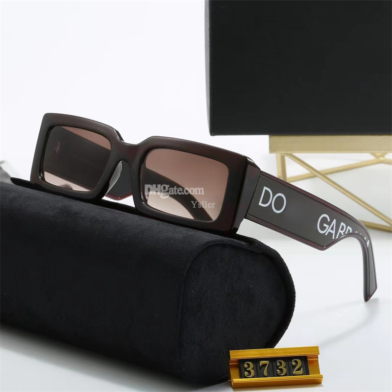 Neue Luxus-Designer-Sonnenbrille für Damen und Herren, quadratische Sonnenbrille, Designer-Sonnenbrille, hochwertige Brillen, Damen-Männer-Brille, Damen-Sonnenbrille, UV400-Linse, Unisex mit Box