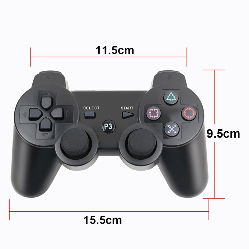 High Quality Dualshock 3 Wireless Bluetooth Joysticks for PS3 Vibration Controler Controls Joystick Gamepad for PS Ps3 Game Controllers with Retail Box