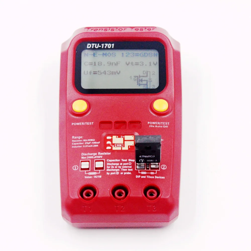 Handheld-Transistor-Tester, SMD-Induktivität, Kapazität, ESR, Multimeter, multifunktionaler Tester