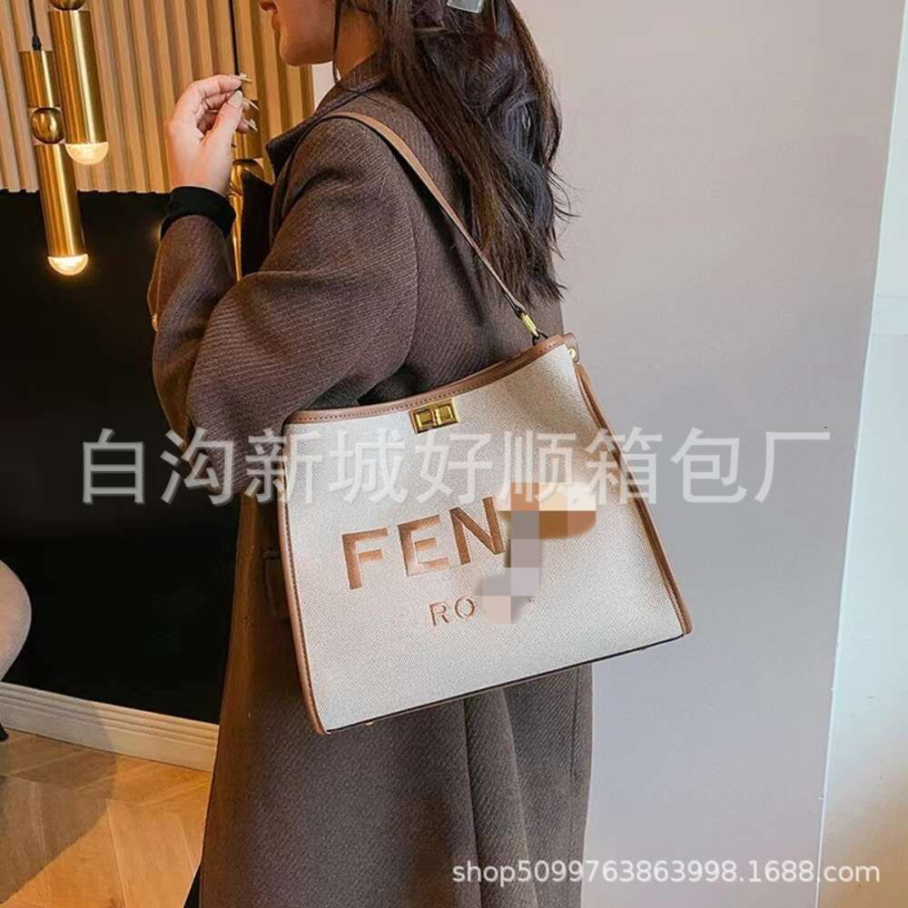 Fenjia – fourre-tout en toile de grande capacité, fil brodé pour femmes, sac à bandoulière à main, à la mode, vente en gros d'usine à 75%