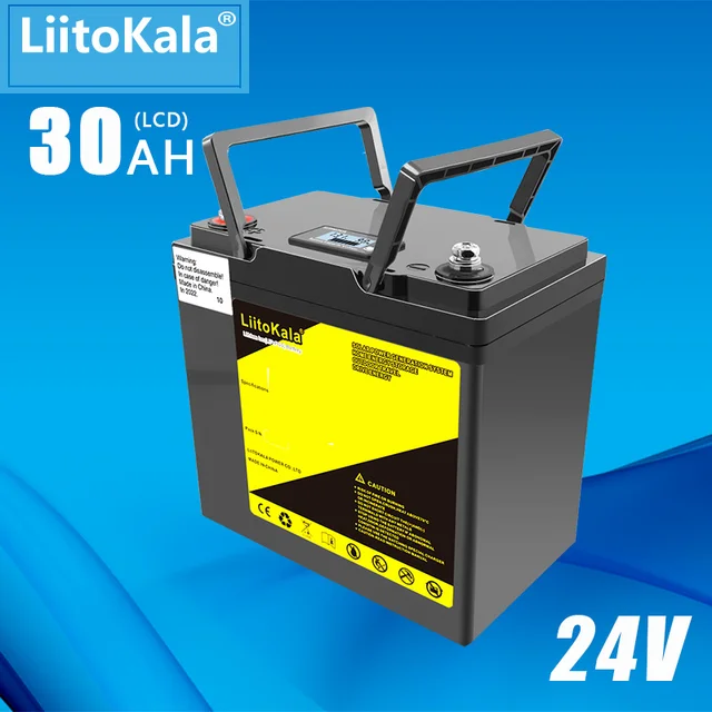 Аккумулятор Liitokala Lifepo4 12 В, 24 В, 36 В, 48 В, 30 Ач, 40 Ач, 50 Ач, 60 Ач, 80 Ач, 100 Ач, 120 Ач, 150 Ач, 180 Ач, 200 Ач, аккумулятор класса A, подходит для кемпинга на открытом воздухе и бездорожья.