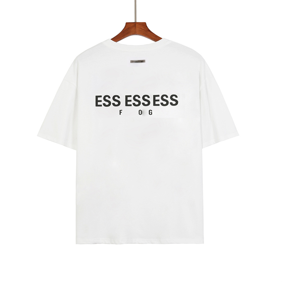 Męski projektant koszulki z krótkim rękawem American High Street Tee klasyczny minimalistyczny liter