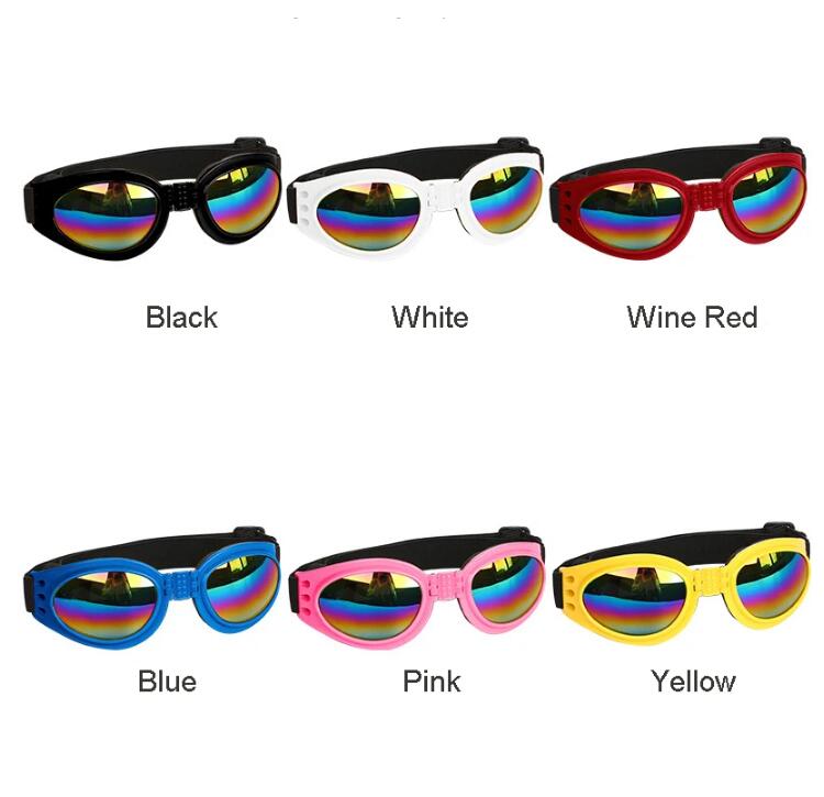 Cute Pet cat Glasses Dog Glasses Pet Products Cat Toy Dog UV Sunglasses Pet Accessoires foldable Ski goggles Multicolor