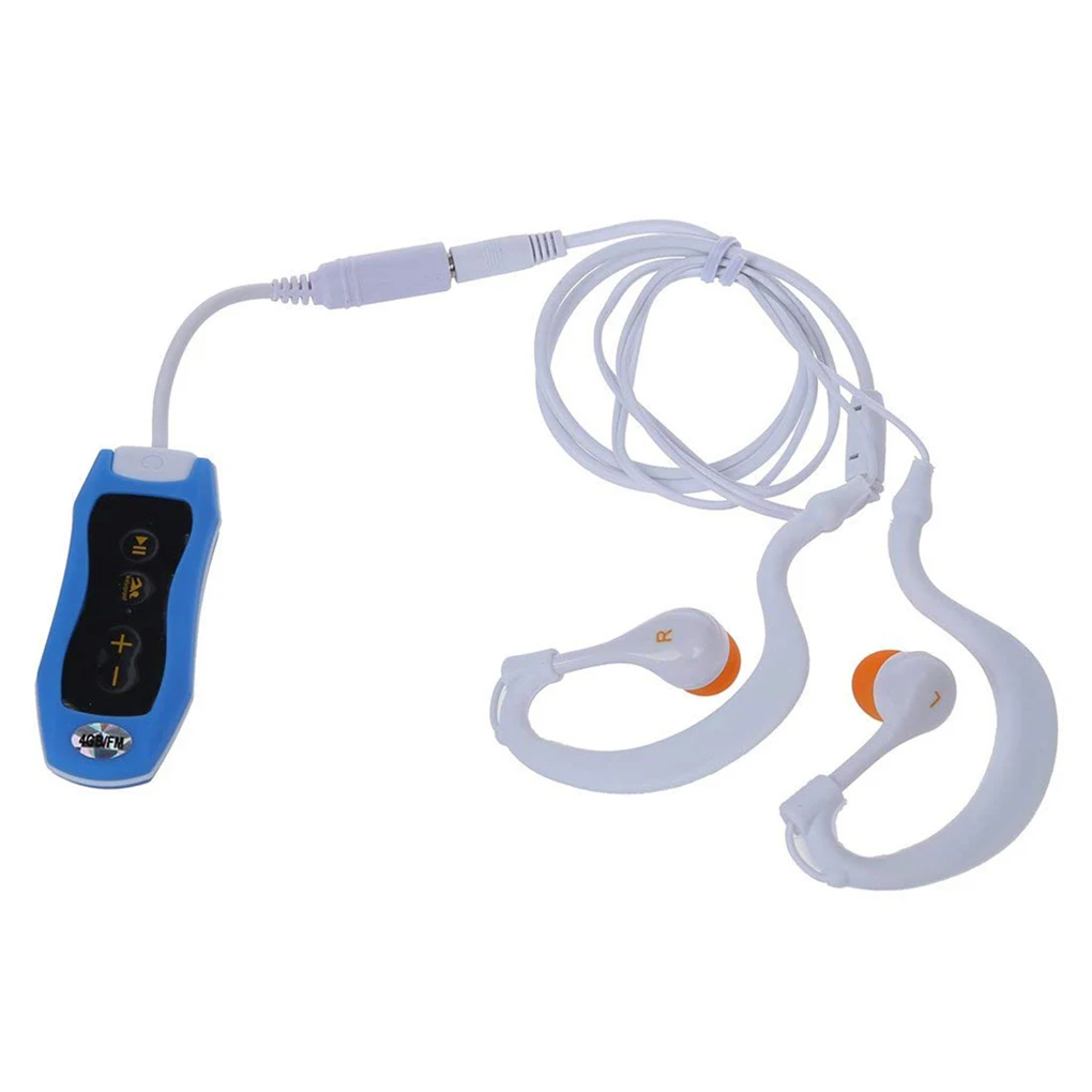 Player Mini Mp3 Music Player IPX8 Vattentät laddningsbar med Vedio Media 4G/8G Underwater Running Electronic Devices