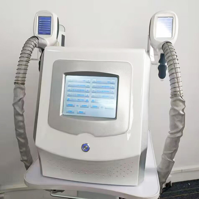 Cryolipolysis Cryotherapy Machine Machine Slimming 2 Cryo Bandles تعمل معًا