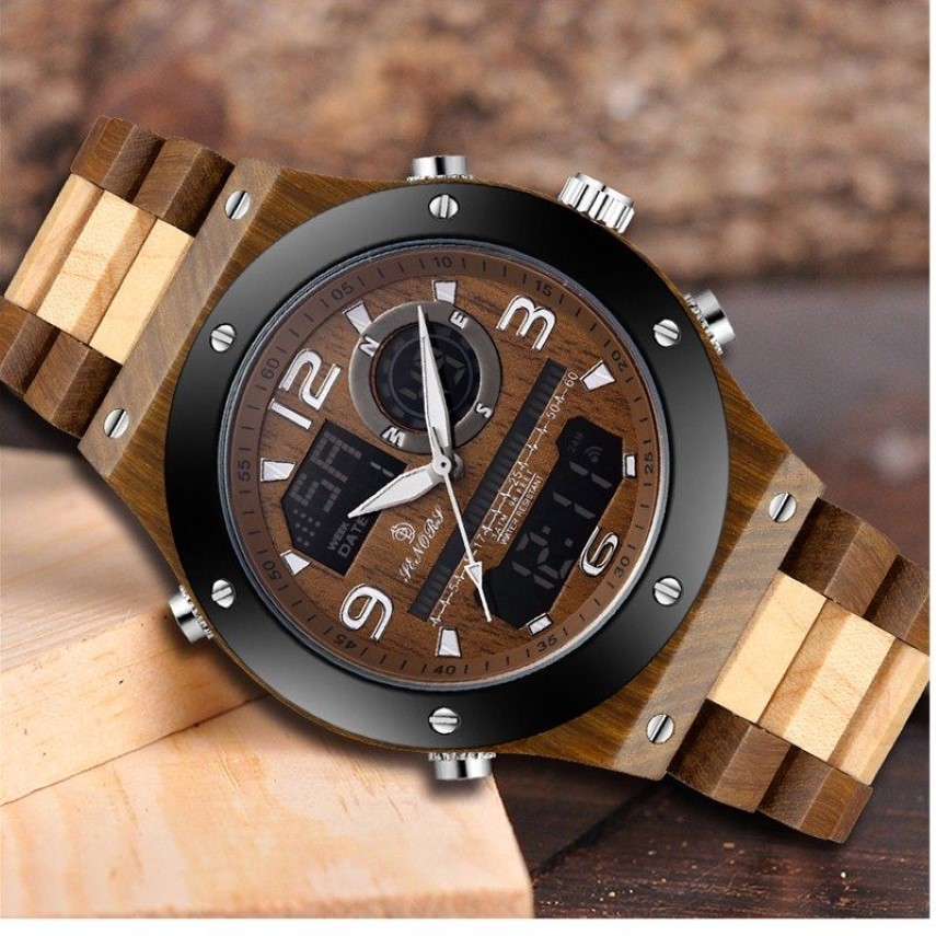 Gorben Zakelijk Herenhorloge Houten Band Hout Quartz Polshorloge Mannen Horloges Mannelijke Klok Mode Toevallig Polshorloge245a