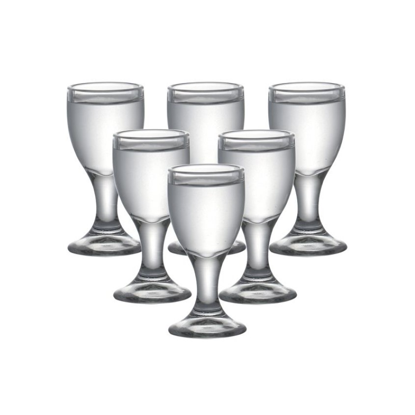 Ensemble de 6 verres au plomb de 0 3 onces, liqueur fabriquée à la machine et vodka pour boissons 10ml Y200107291a