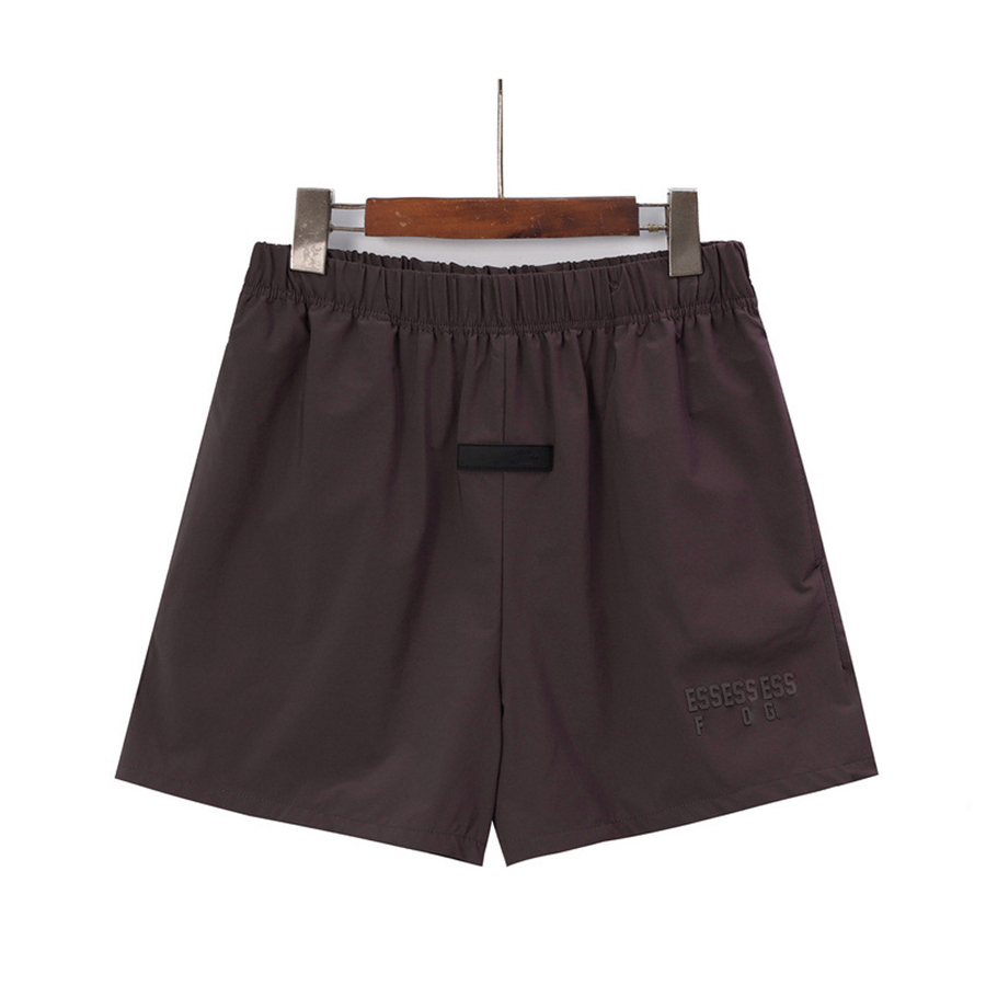 Shorts Pour Hommes Pantalons De Créateurs D'été Couleur Unie Marque À La Mode Américaine Lâche Casual Séchage Rapide Lâche Ceinture Serrée Pantalon De Sport Lettre Imprimer Décoration Pantalon De Plage