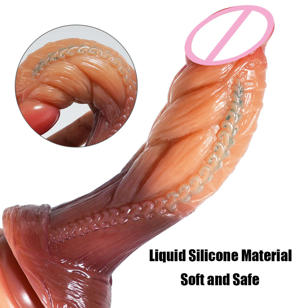 Płynne dildos silikonowe z kubkiem ssącym duży kutas miękka analowa wtyczka mięśni muskularna duże fallusowe zabawki seksualne dla kobiet masturbacja