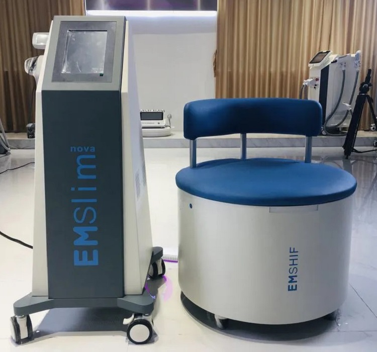 La más nueva silla privada Ems EMSlim indolora Tesla Ems pérdida de peso posparto máquina quemadora de grasa corporal EMS a la venta