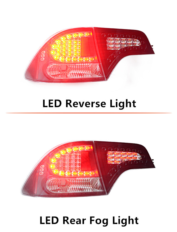 Rear Brake Reverse Fog Tail Light for Honda Civic FD2 LED Taillight 2006-2011 Turn Signal Lamp Car Accessories