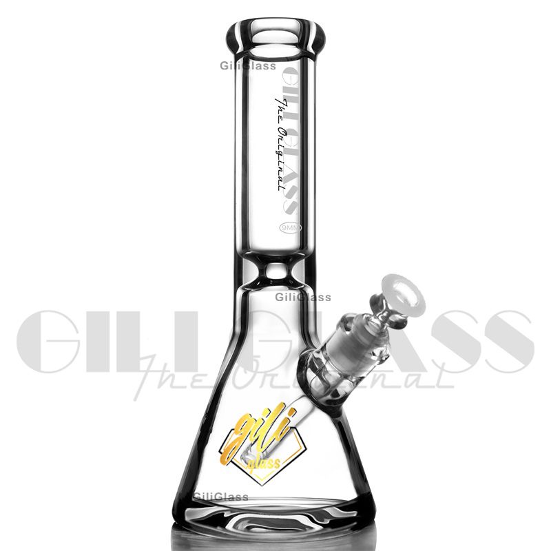 12 inch beker bong 9 mm dikte Kleurrijke waterpijpen grappige rookaccessoires wax bedwelmende waterpijpen quartz banger dab rig waterleiding olieplatforms glazen pijp