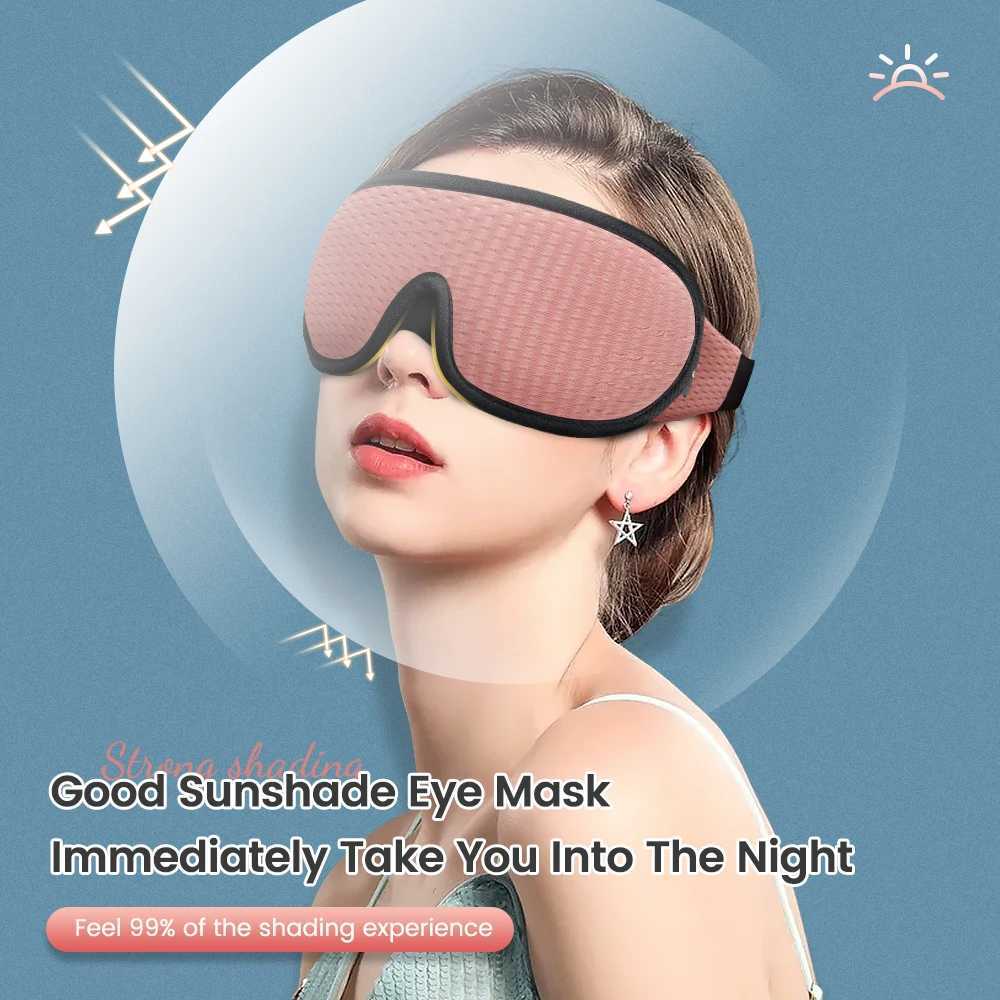 Máscaras de sono 3D bloqueando luz máscara de olho de sono macio acolchoado Slaapmasker para dormir ajuda máscara de olho para viagem descanso noite respirável eyepatch