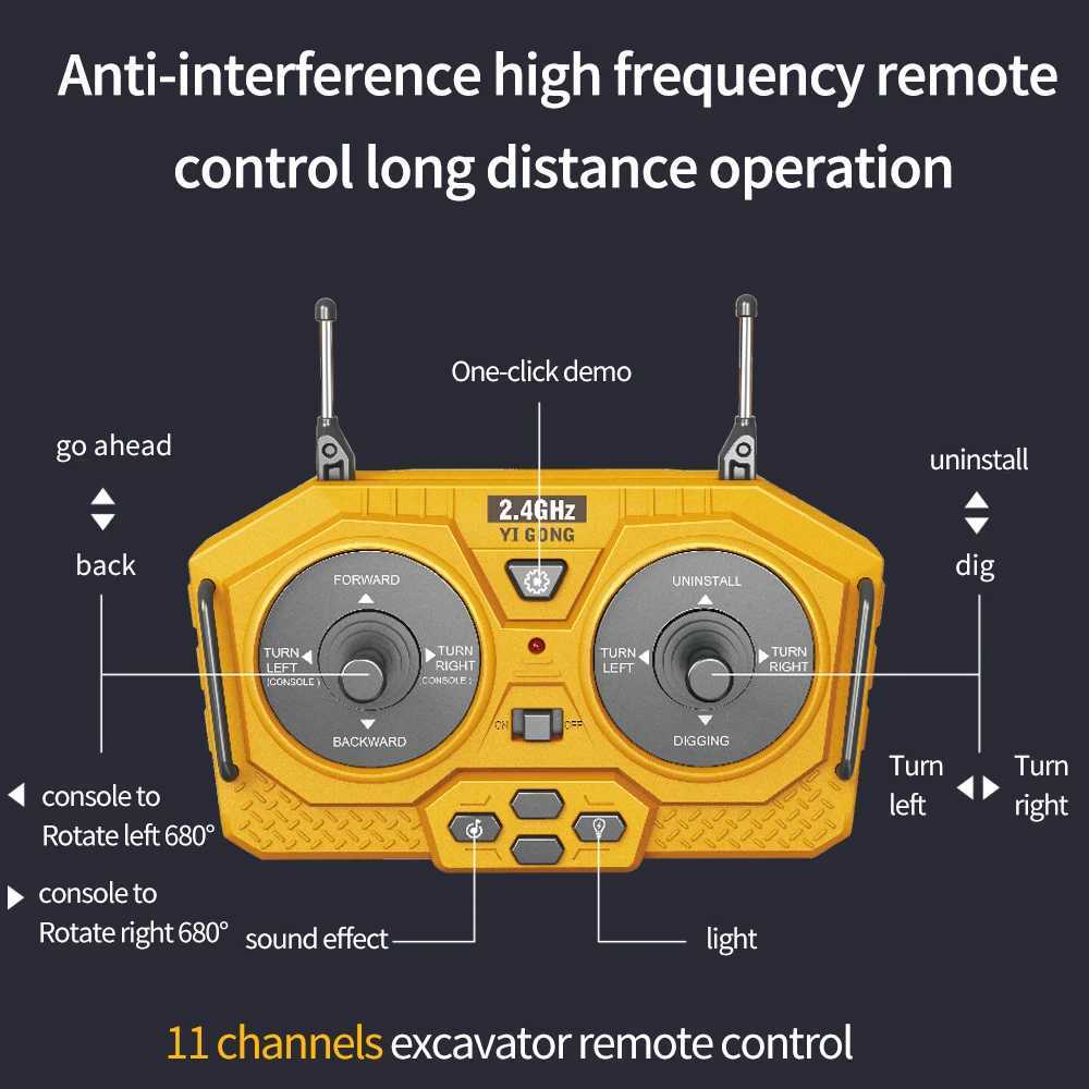 Transformation Toys Robots RC Excavator RC CRA Children Toys Remote Control Excavator Toys Kids Radio Control Dump Truck Bulldozer Electric Car Toys Giftl2403