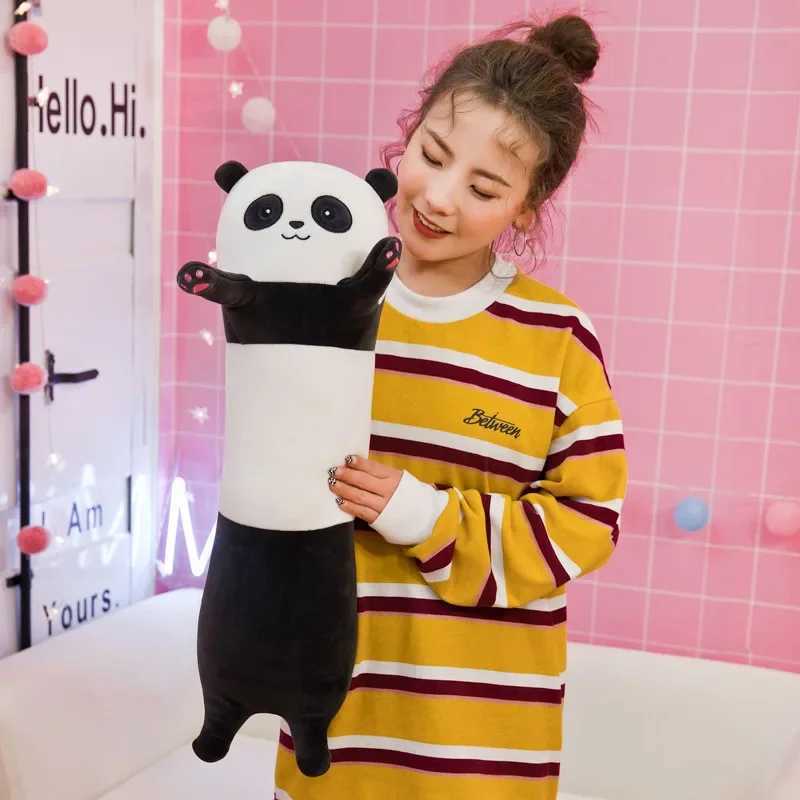 Bambole di peluche Natale Cuscino bambini Lungo Panda Peluche Panda Tesoro nazionale Panda Koala Cuscino tiro in giù Bambola di cotone XmasL231117