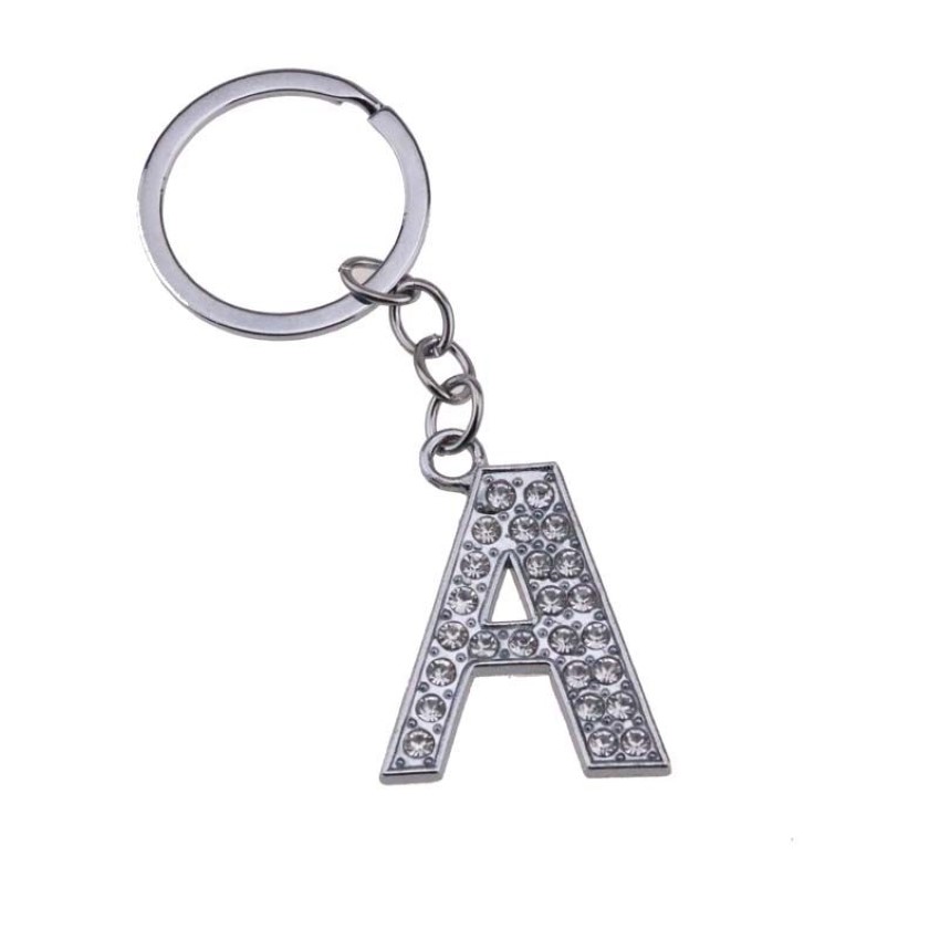 alphabet alphabet حرف كامل مع إكسسوارات DIY keychain dist ring 3 2 285D