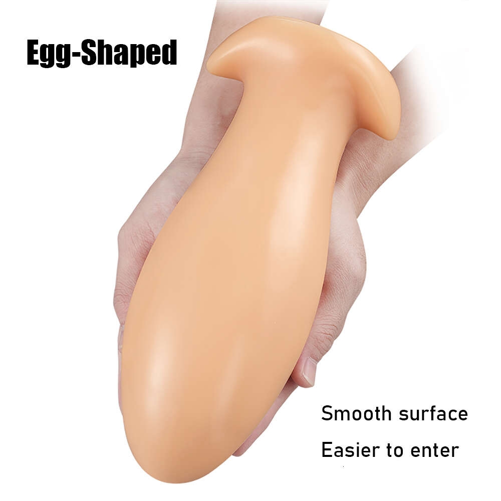 Products Huge Egg Shape Dildos For Men And Women Soft Big Anal Dilator Stimulate Vaginal Anus Sex Toys Butt Plug