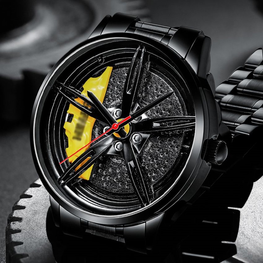 2020 Nektom Men Watch Sports Car Watch Rim Design Design Car Waterproof Watches ze zegarek zegarowy ze stali nierdzewnej
