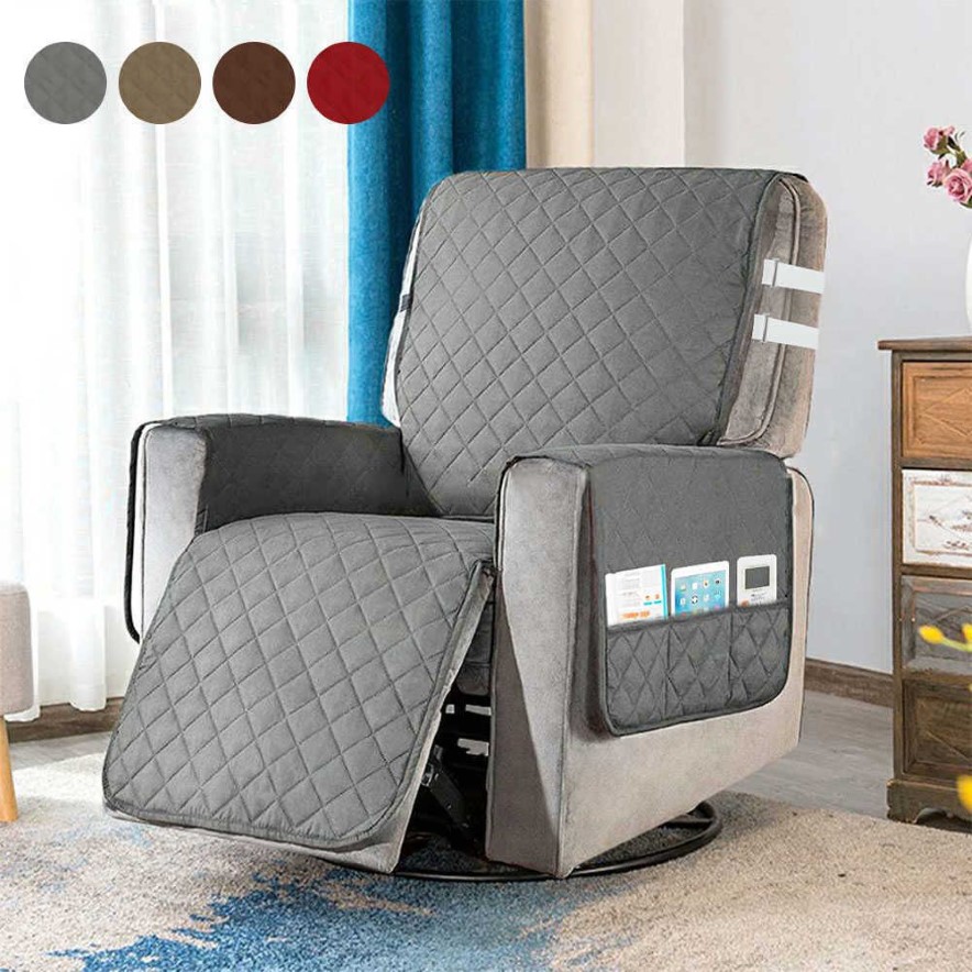 Recliner Chair Slipcover Mat Pet Soffa Protective Cover Anti Slip Washable SOFA Couch Cover Side Pocket Påtstolskast MAT 2110253254