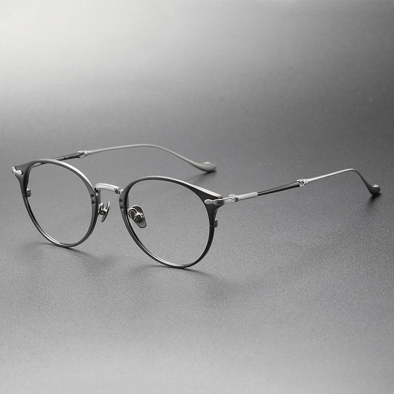 Occhiali da sole Montature in titanio Designer Brand Vintage moda lusso Donna Uomo Occhiali da lettura Montatura Occhiali Occhiali da vista-Lente Ti017
