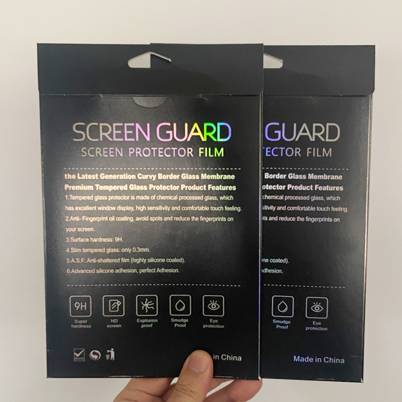 Boîte d'emballage de Film Hydrogel pour téléphone, écran pliant à 360 degrés, enveloppe de Film de protection, sac en papier d'emballage pour Samsung FOLD3 Huawei