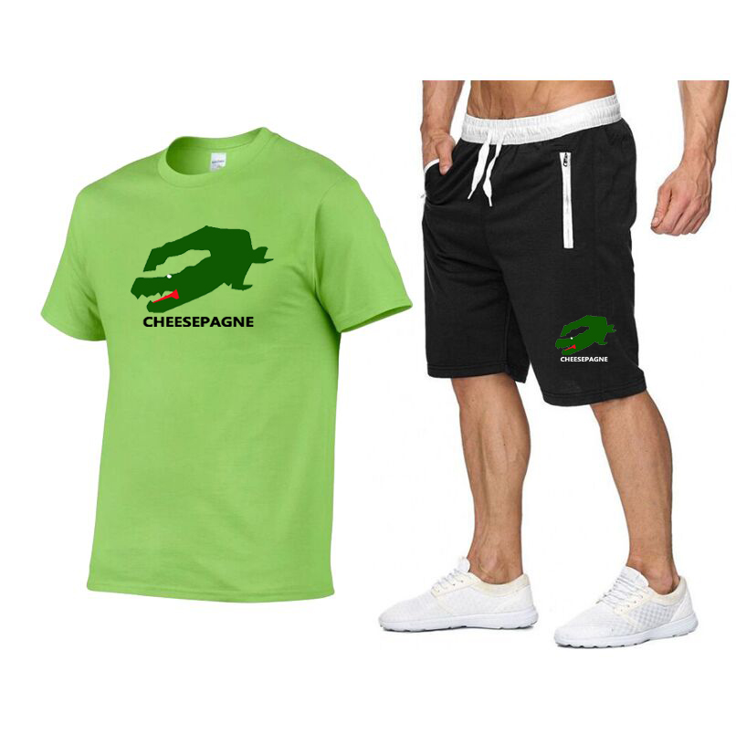 New Men's Tracksuits Summer Fashion Clothes For Man T Shirt Shorts Outfit Casual Streetwear Men Oversized Sets