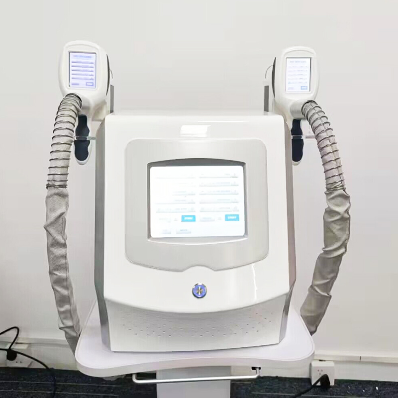 Cryolipolysis Cryotherapy Machine Machine Slimming 2 Cryo Bandles تعمل معًا