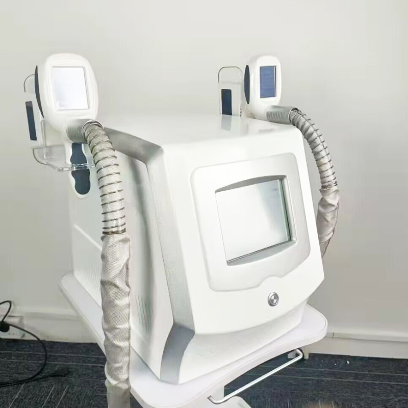 Cryolipolysis Cryotherapy Machine Machine Slimming 2 Cryo Bandles تعمل معًا