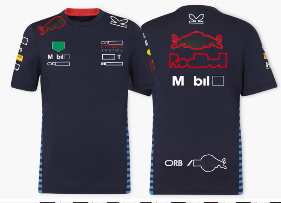 2024 New F1 racing jersey summer men's and women's short-sleeved T-shirt the same customised