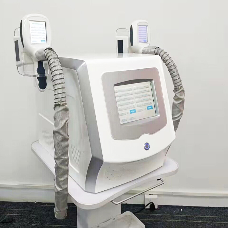 Cryolipolysis Cryotherapy Machine Machine Slimming 2 Cryo Bandles تعمل معًا