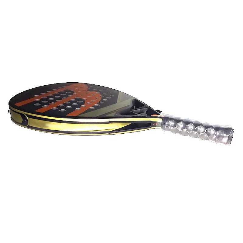 Tennisschläger 2024 New Pala Padel Paddle Tennisschläger Soft Face Carbon Fiber Soft EVA Face Sports Racket Outdoor EquipmentL2402