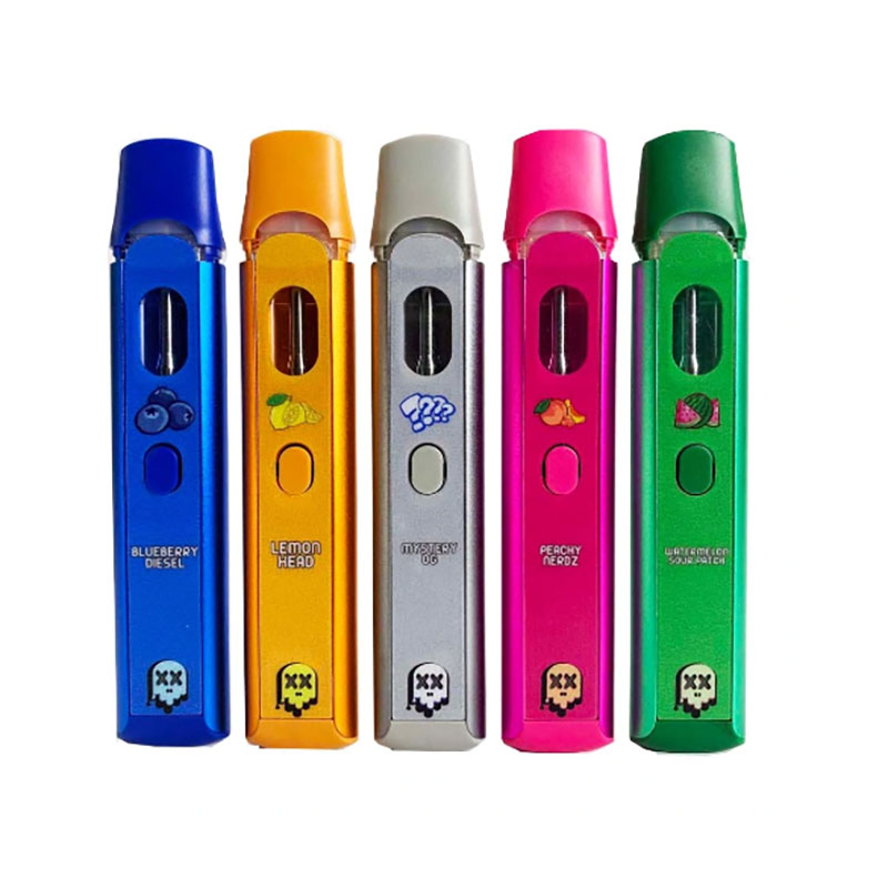 Bestselling Packman Live Resin Disposable Pod Bar Vaporizer Pen Device 360mAh Rechargeable Battery Ceramic Coil 2.0ml Empty Pods for Thick Oil with Packaging