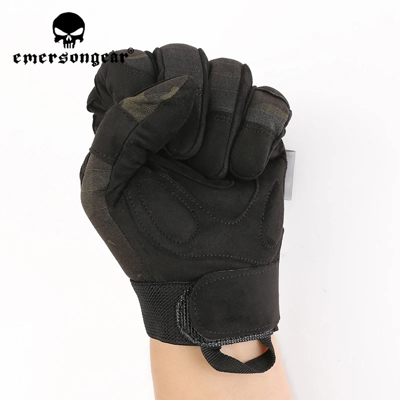 Перчатки Emersongear Tactical Gloves Full Finger Lightweight Army Army Combat Gloves Paintball стрельба из руки защищает велосипед McBk