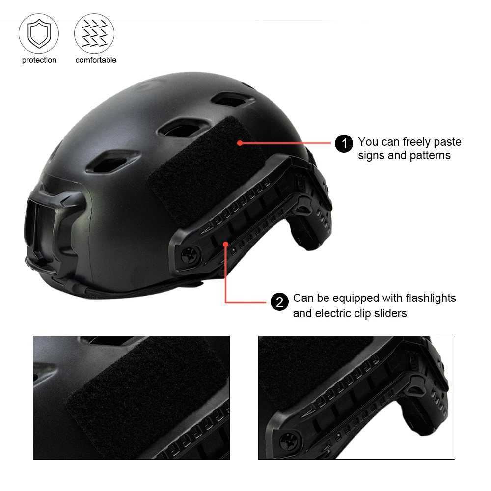 Casques tactiques FAST BJ casque de protection casque tactique pour l'équitation CS jeu tête ProtectorL2402