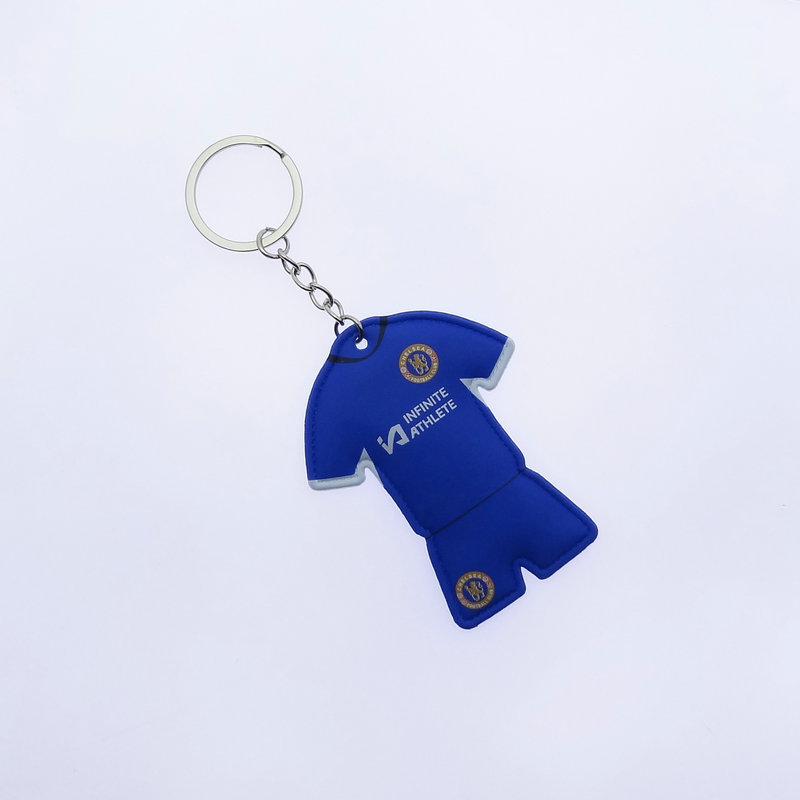 Подарок болельщику, брелок для ключей с футболкой футбольного клуба, кулон