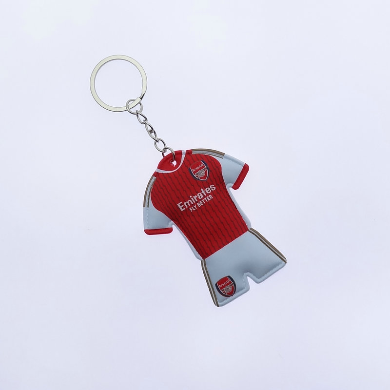 Porte-clés pendentif pour maillot de club de football, cadeau pour fan