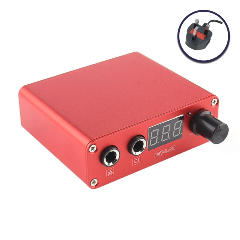 Leveranser Mini LCD Digital Tattoo Power Supply Professional Motor Permanent Makeup Tattoo Power for Rotart Coil Tattoo Hine