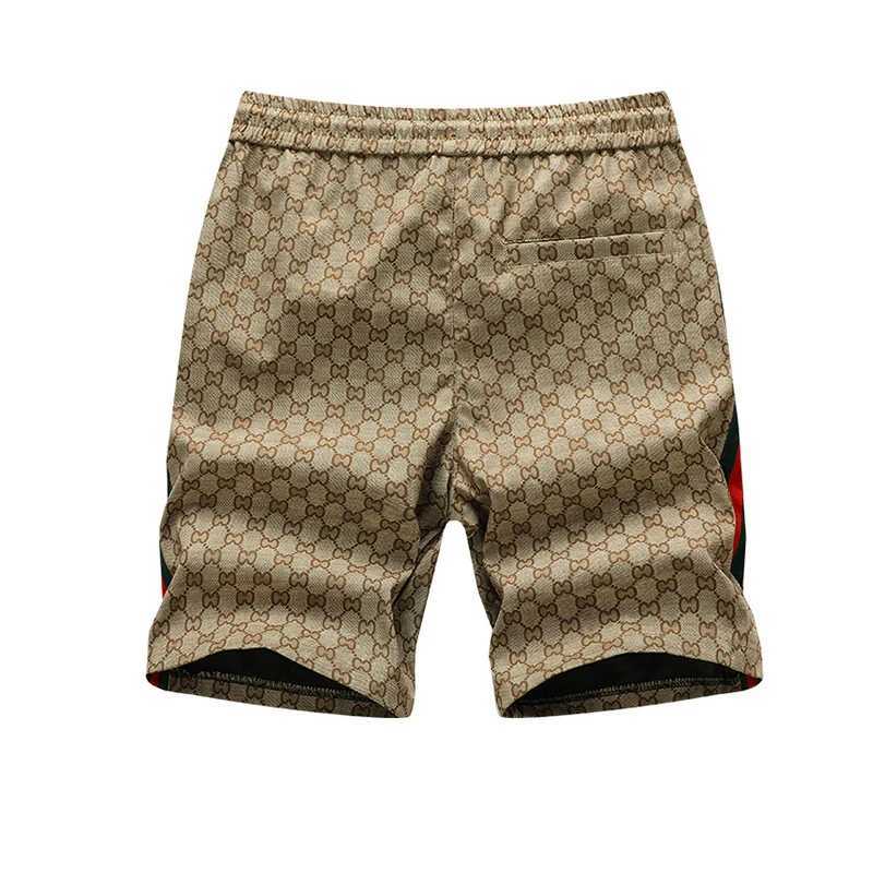 Short masculin Été 2022 hommes Nouveaux pantalons courts décontractés verts bermudas mode masculin à cordon de mode.