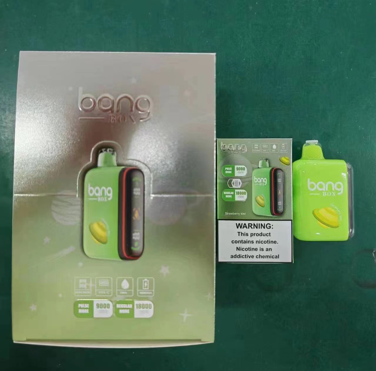 Original BANG BOX 9000 ~ 18000 baforadas E-cigarros descartáveis Modo de pulso regular Tipo-C Bateria de bobina de malha dupla E-líquido 600mAh 28ml 12 sabores vape 9000 baforadas 18000 baforadas