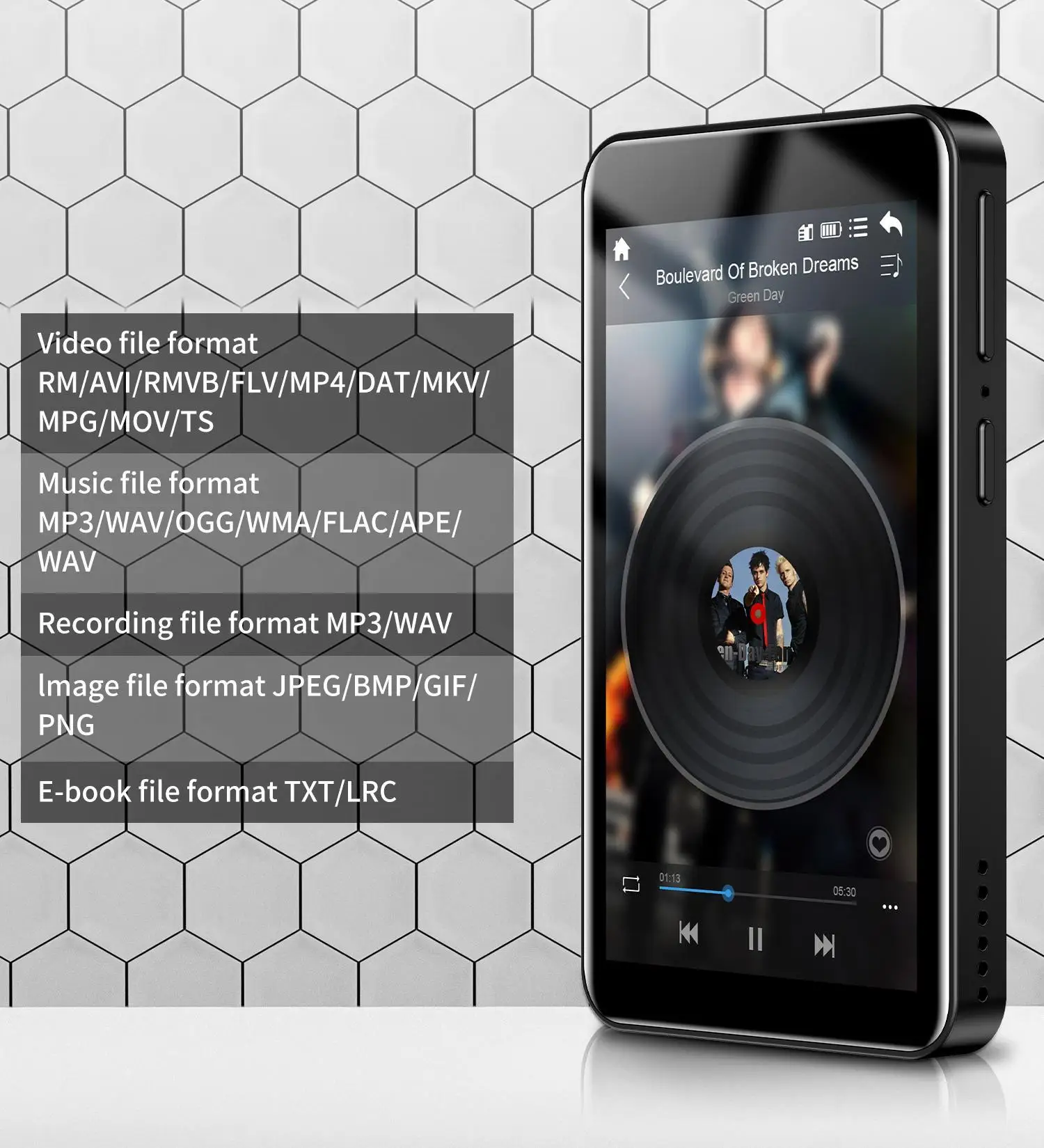 プレーヤーMP3プレーヤーBluetooth Yophoon 3.6 